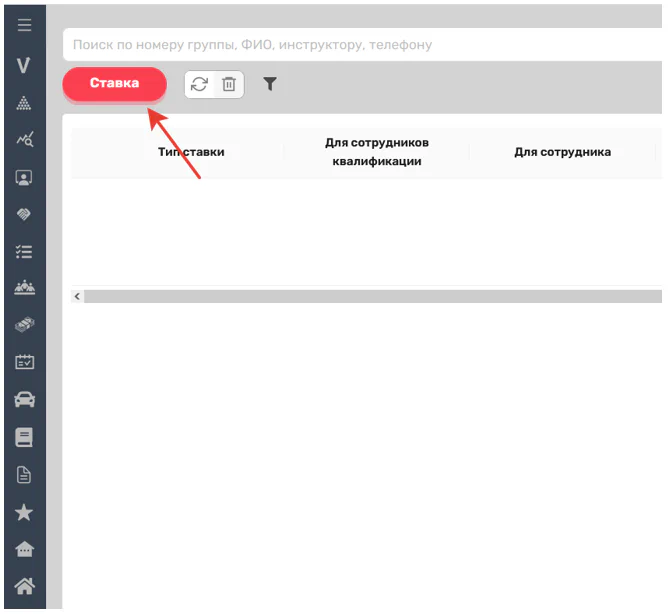 Рис. 2. Кнопка «Новая ставка сдельной оплаты»